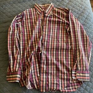 Men’s Peter Millar Button Down Sz M